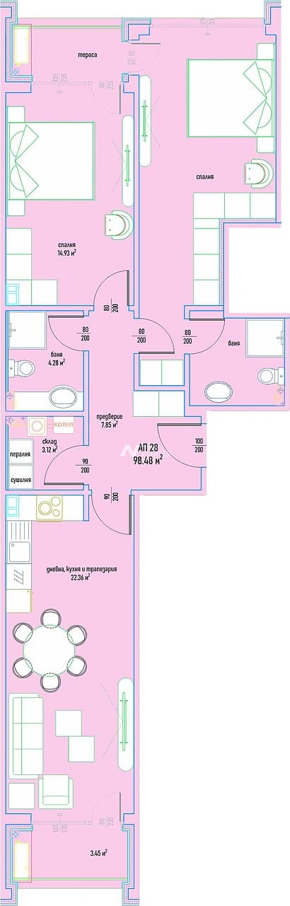 Уникален комплекс сред гората в града