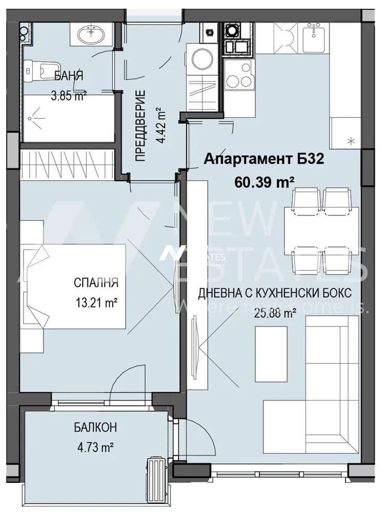 Апартамент Б32