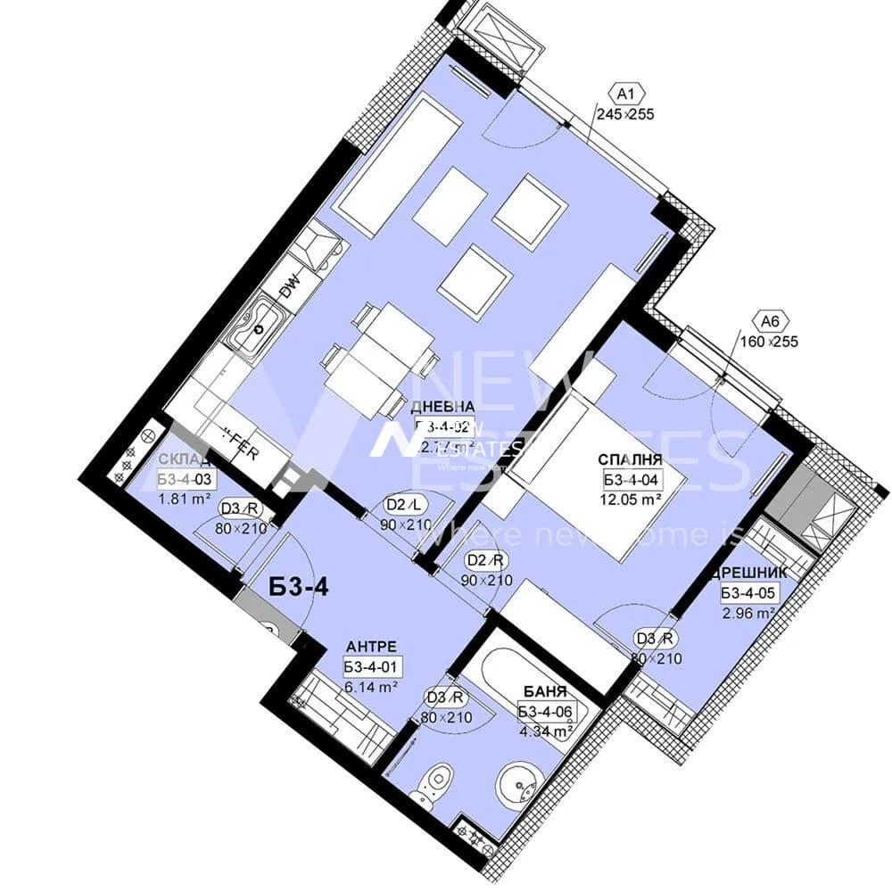 Апартамент Б3-4