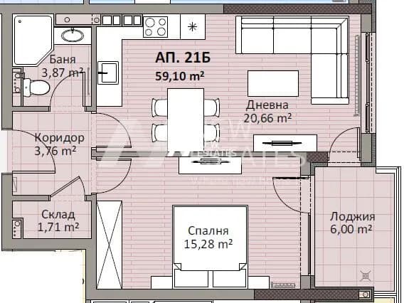 Апартамент Б21