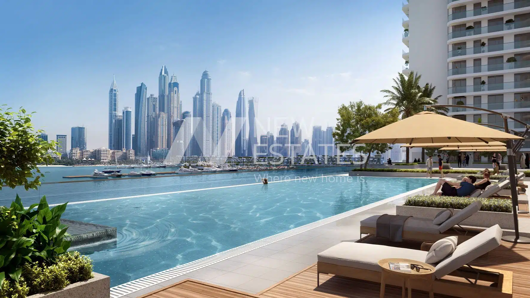 Петзвездна крайбрежна резиденция в Emaar Beachfront, Дубай-2