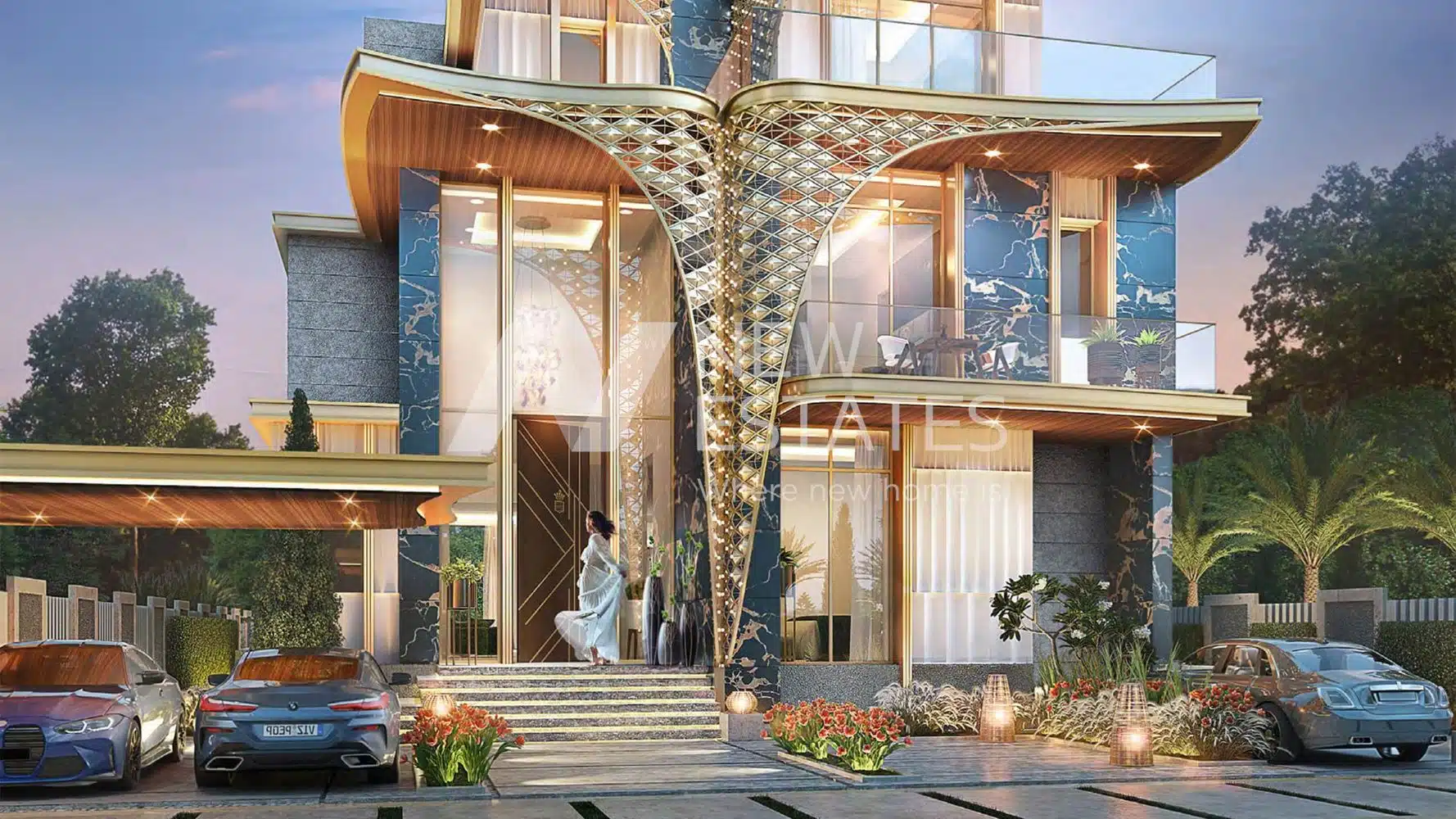 Луксозна вилна общност в Дубай, проектирана от Cavalli и бижута Дe Grisogono-6